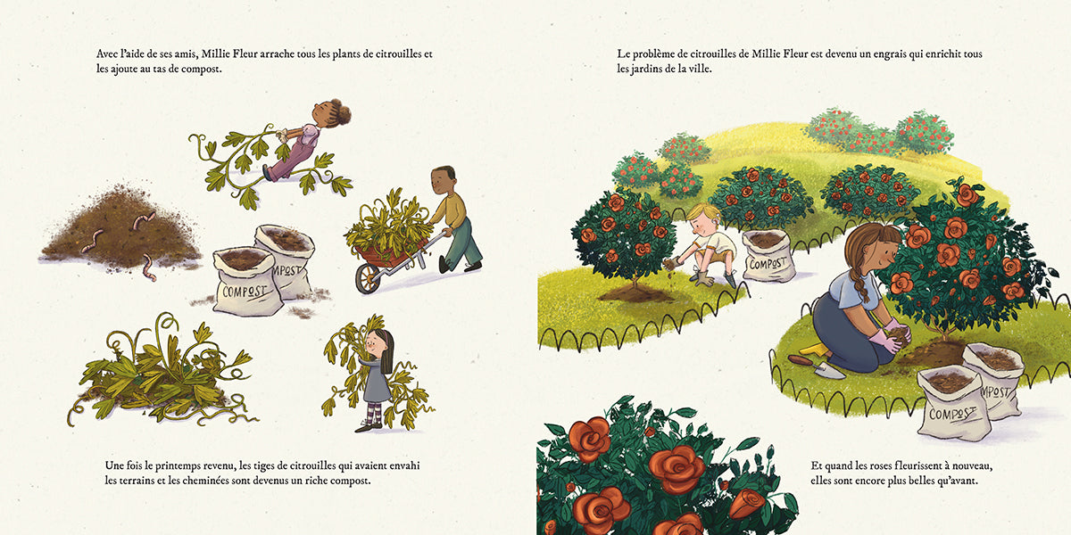 Livre - Millie Fleur et l’invasion de citrouilles