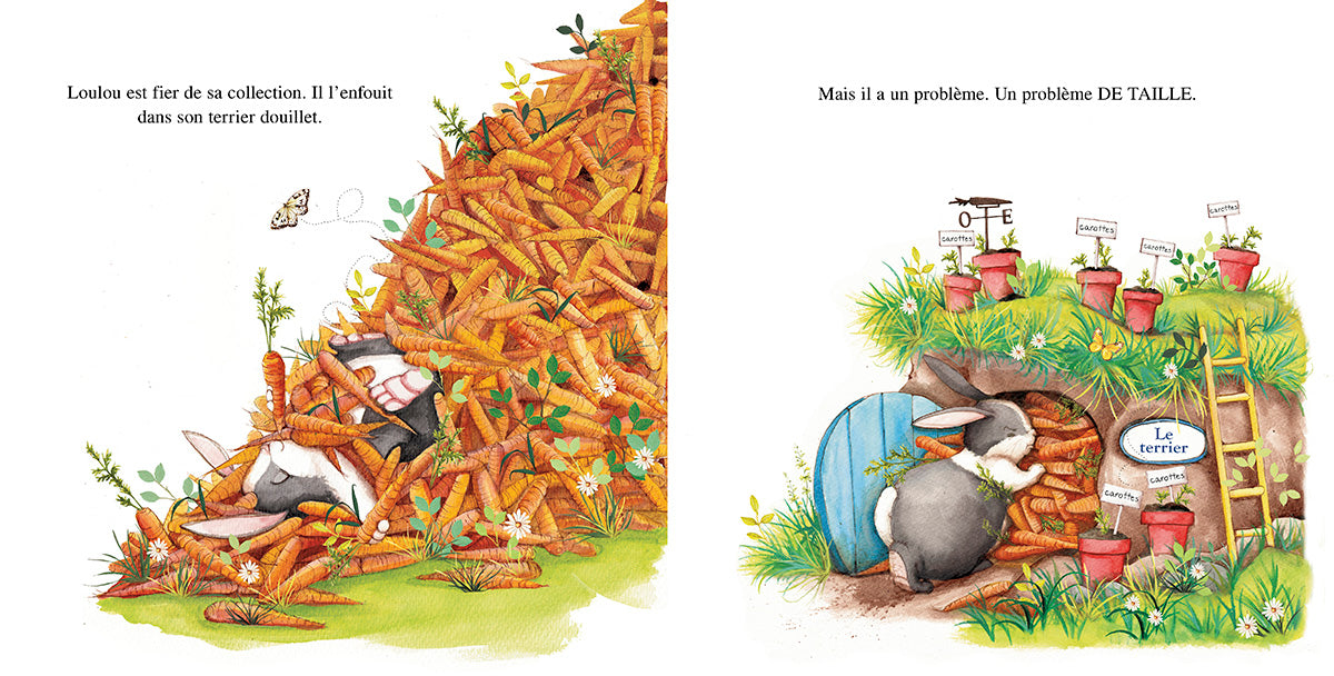 Livre - Trop de carottes!
