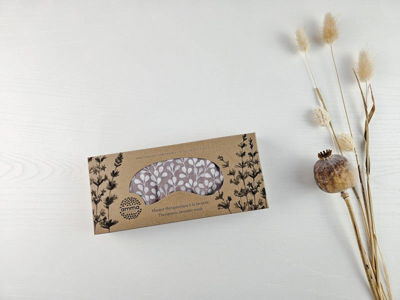 Masque thérapeutique à la lavande - Nature taupe
