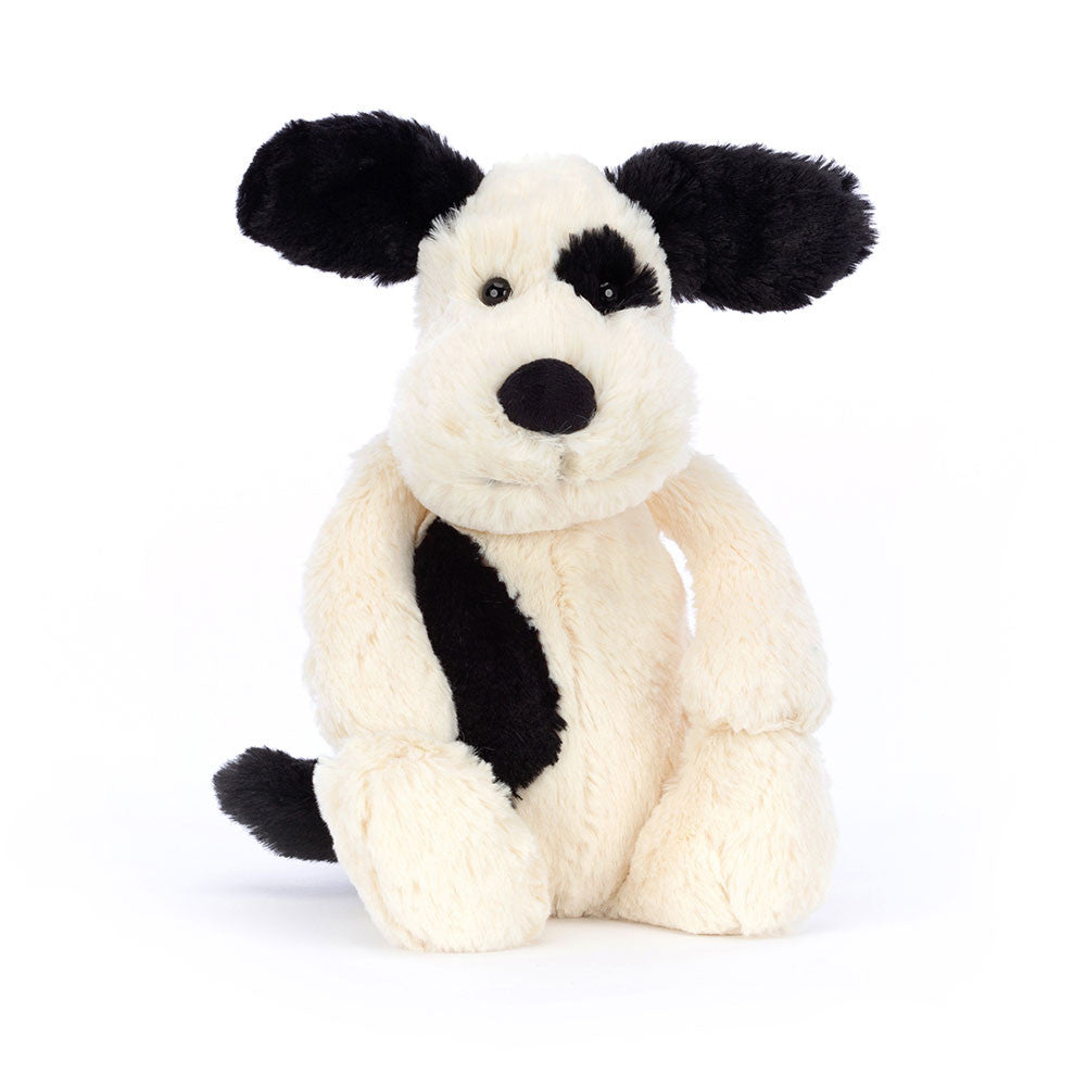Peluche - Bashful Black & Cream Puppy Réservation disponible mi-mars 2026