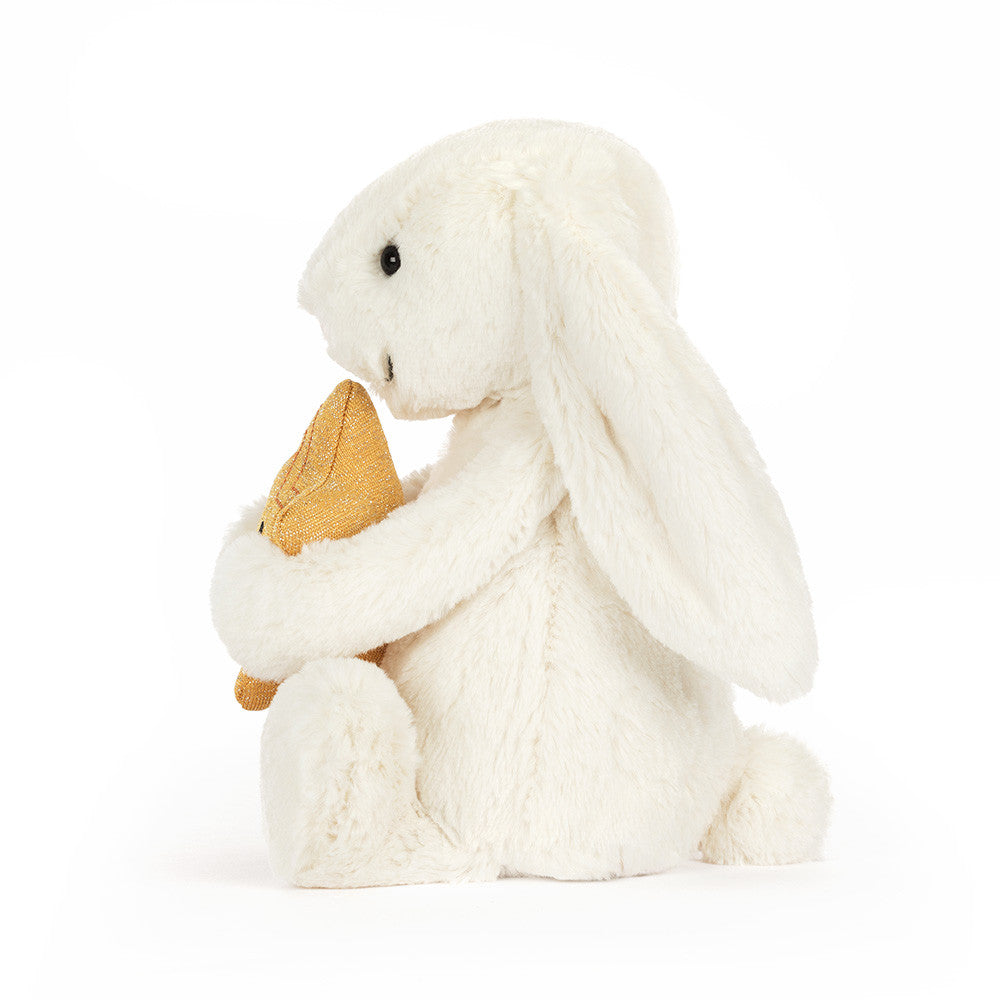 Peluche Jellycat Lapin Crème avec Étoile