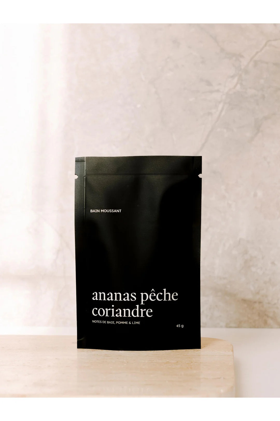 Bain moussant - Format individuel -  Ananas pêche coriandre