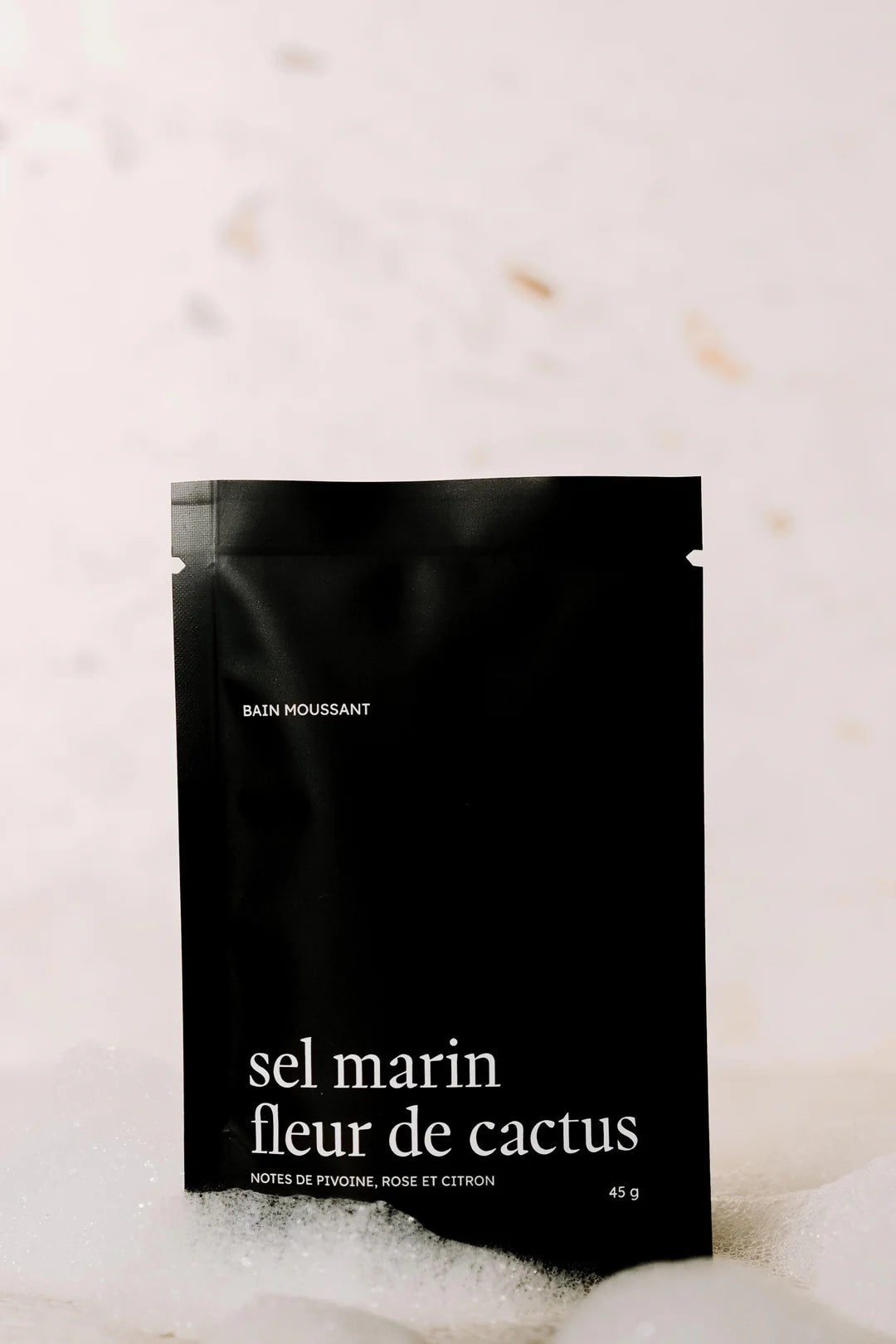 Bain moussant - Format individuel -  Sel marin fleur de cactus