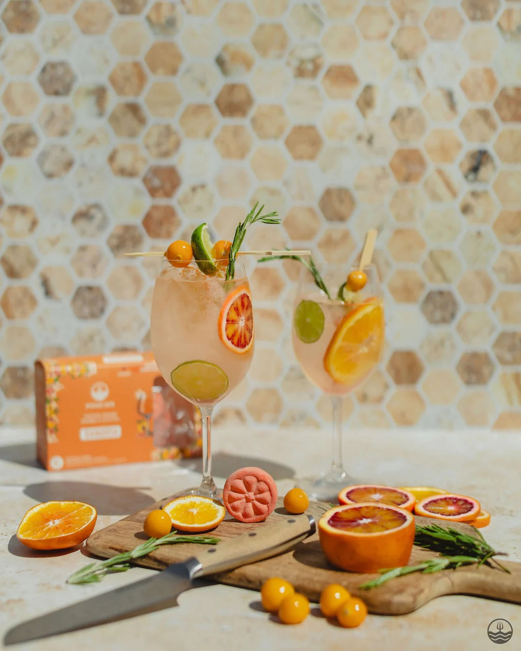 Bombe à Cocktail - Orange Sanguine, Abricot et Fleur d'Oranger à l'unité