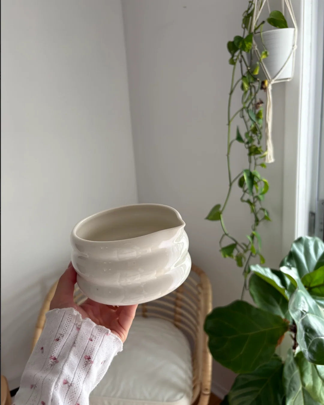Bol à matcha Bubble avec support