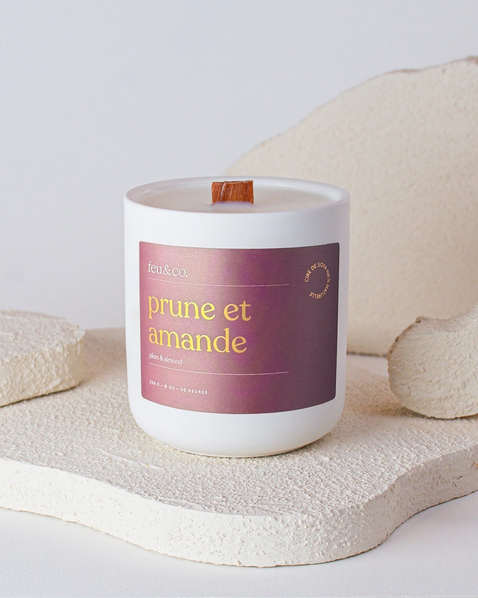 Bougie - Prune et amande