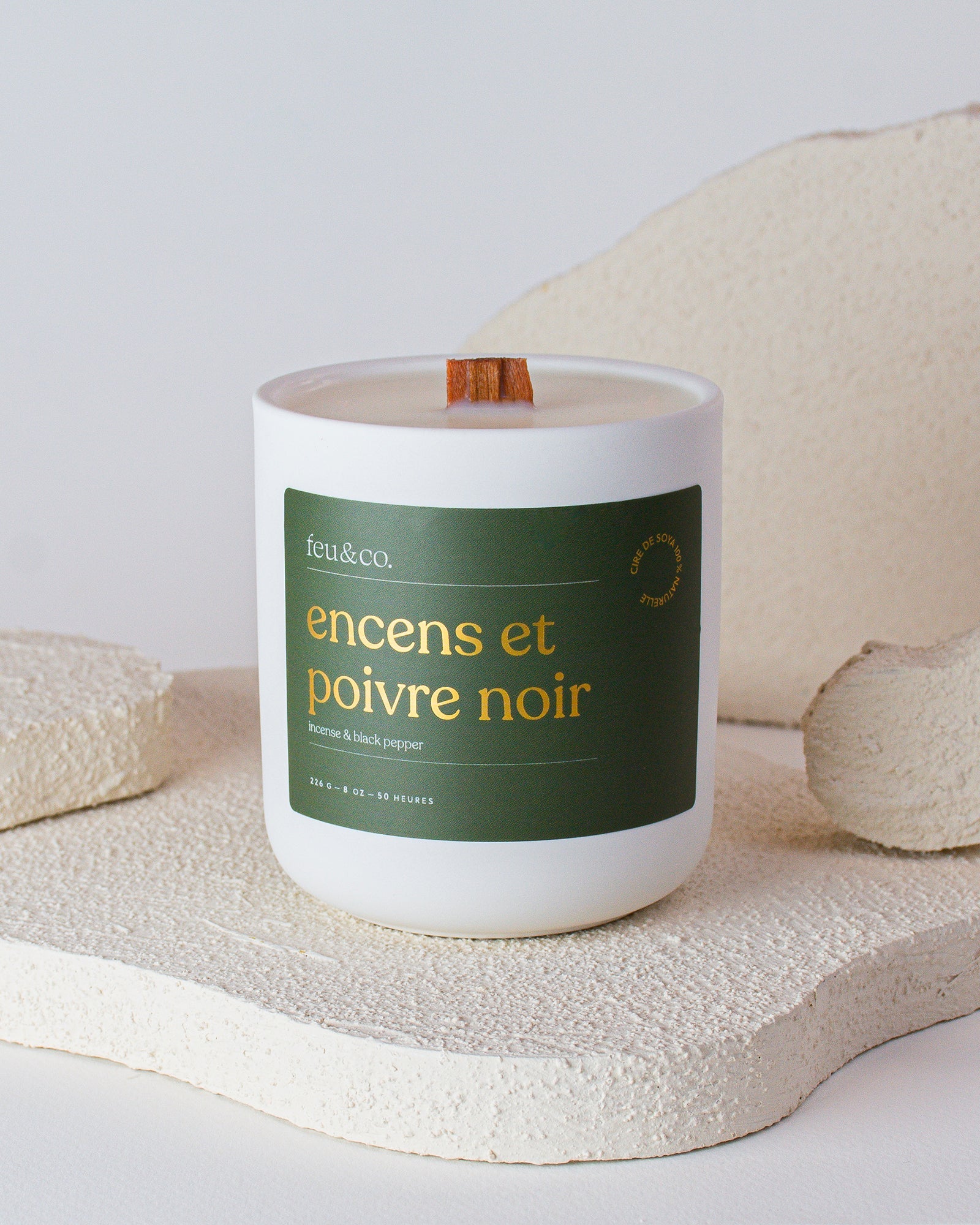 Bougie - Encens et poivre noir