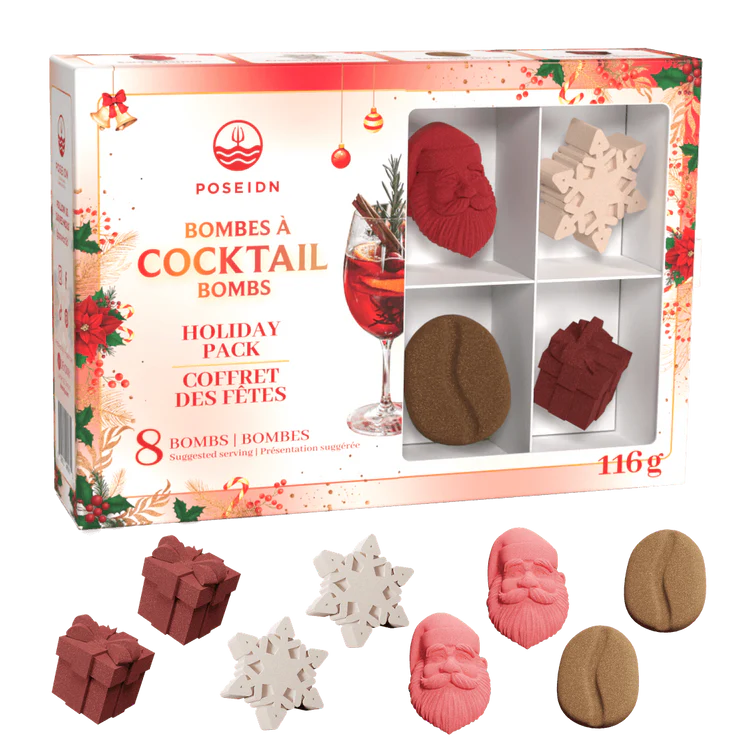 Bombes à cocktail - Coffret variété de bombes à cocktail des fêtes