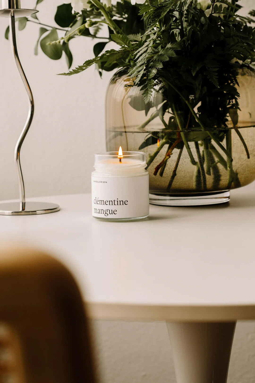 Chandelle de soya - Clémentine mangue