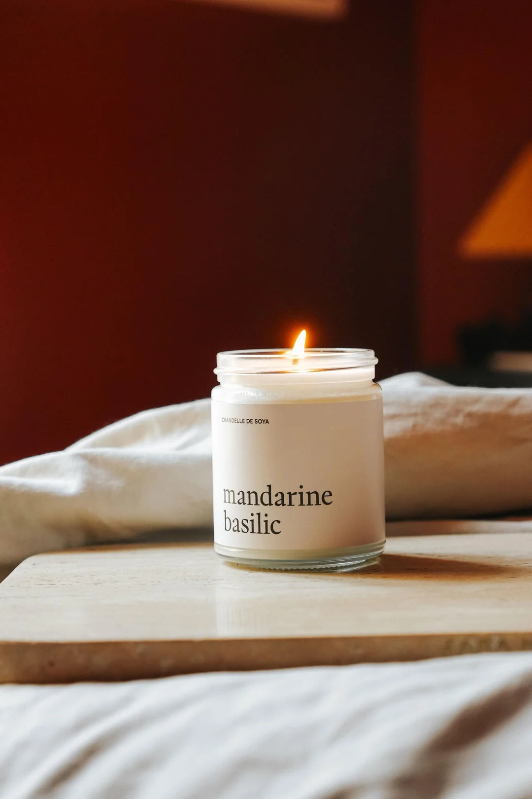 Chandelle de soya - Mandarine basilic