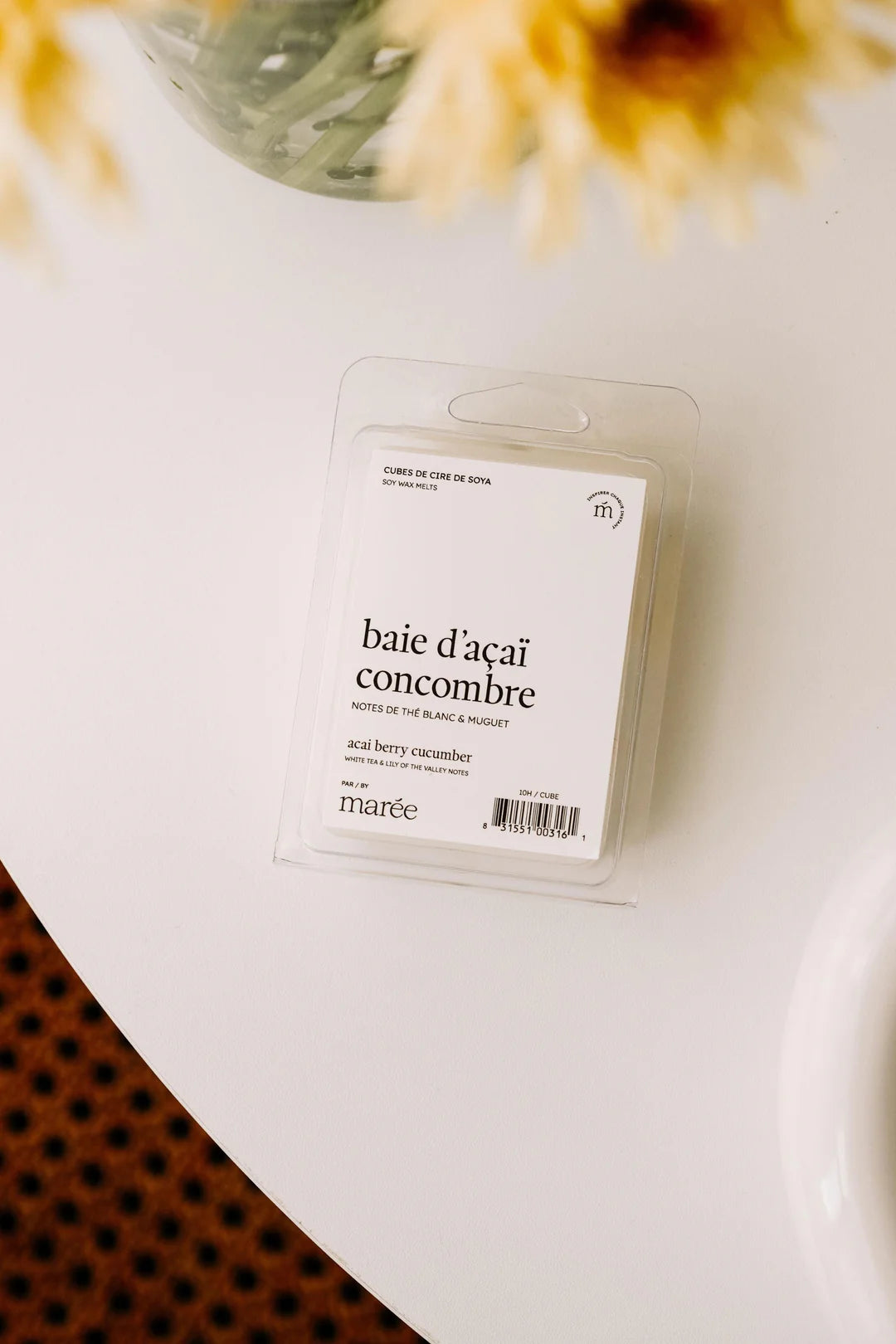Cubes de cire - Baie d'açaï concombre | Cire de soya