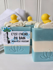 Savon - C'est l'heure du bain mon petit poussin!