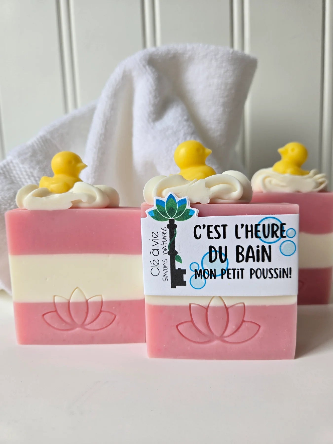 Savon - C'est l'heure du bain mon petit poussin!