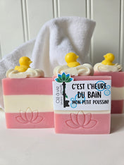 Savon - C'est l'heure du bain mon petit poussin!