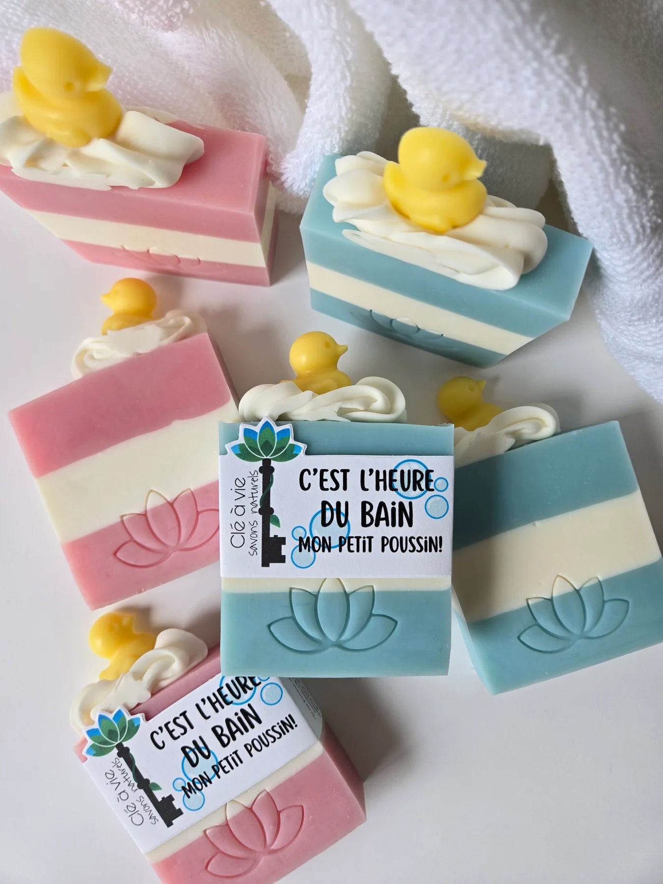 Savon - C'est l'heure du bain mon petit poussin!