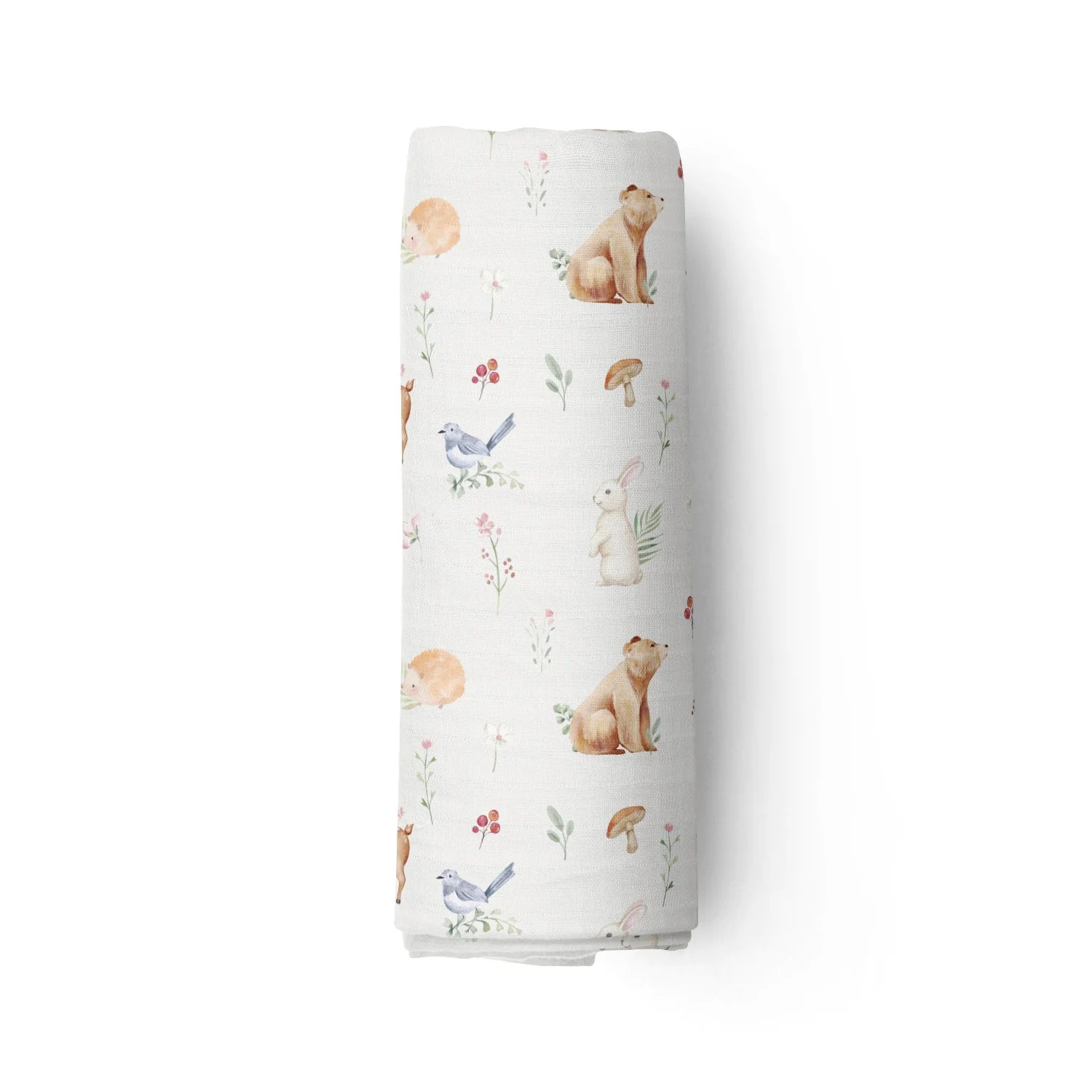 Couverture mousseline de bambou - Coquette forêt
