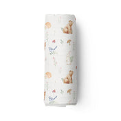 Couverture mousseline de bambou - Coquette forêt