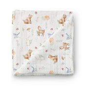 Couverture mousseline de bambou - Coquette forêt