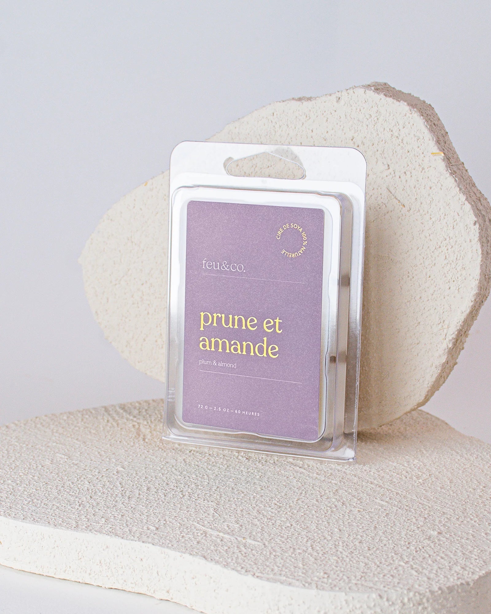 Cubes de cire - Prune et amande