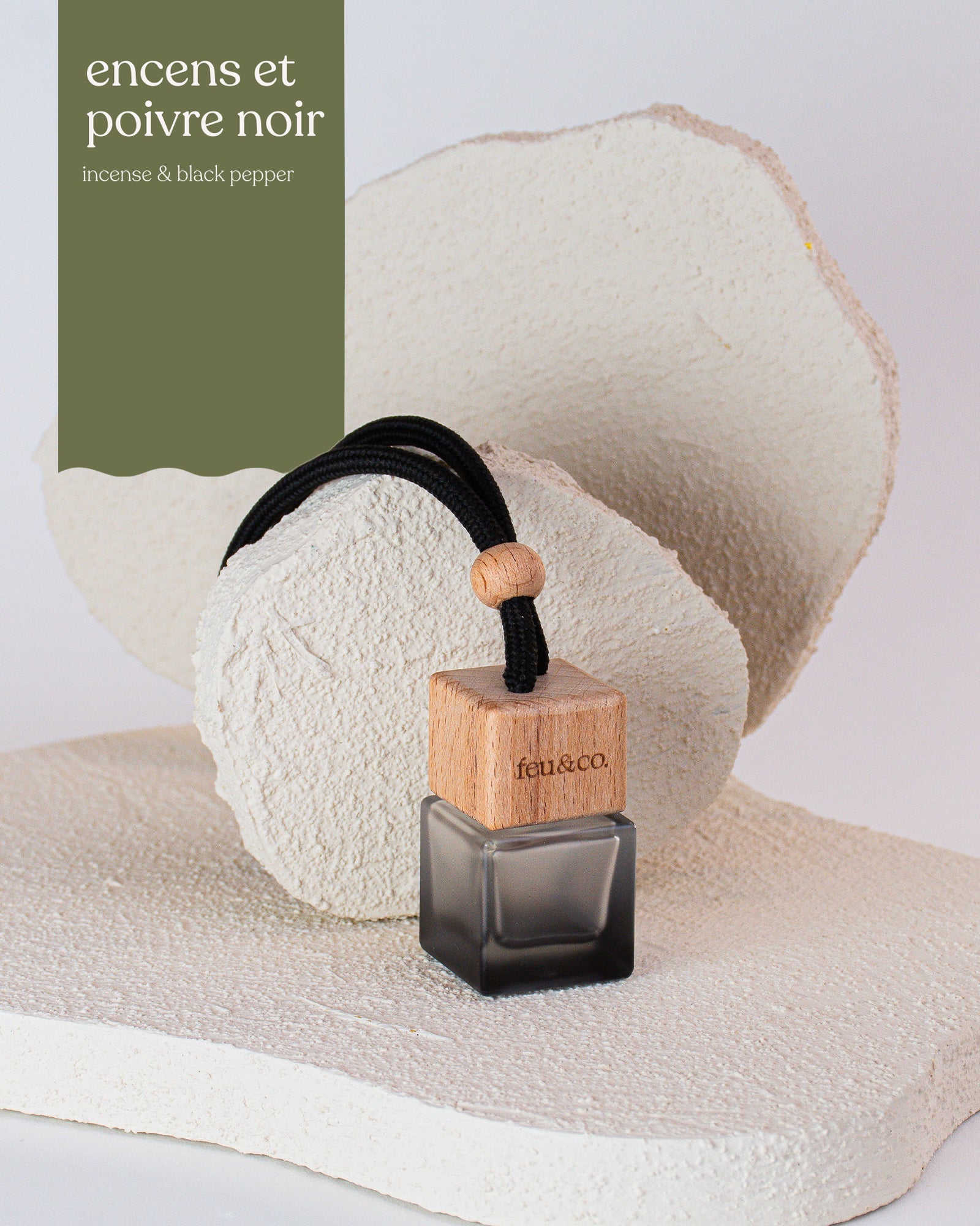 Diffuseur voiture - Encens et poivre noir
