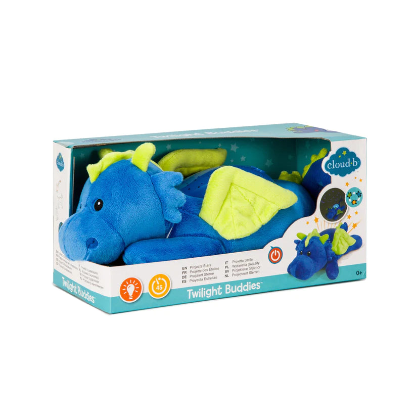 Veilleuse projecteur en peluche dragon