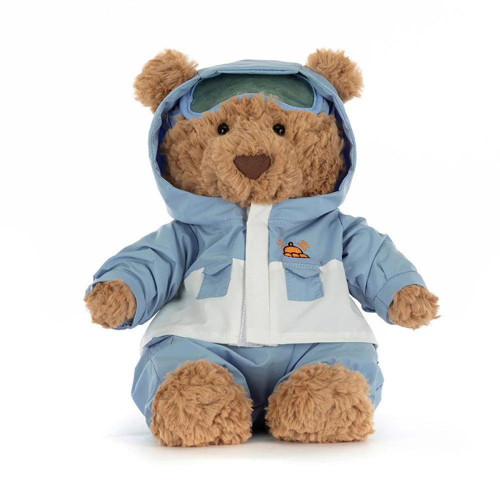 Peluche  - Ours Bartholomew en habit de neige