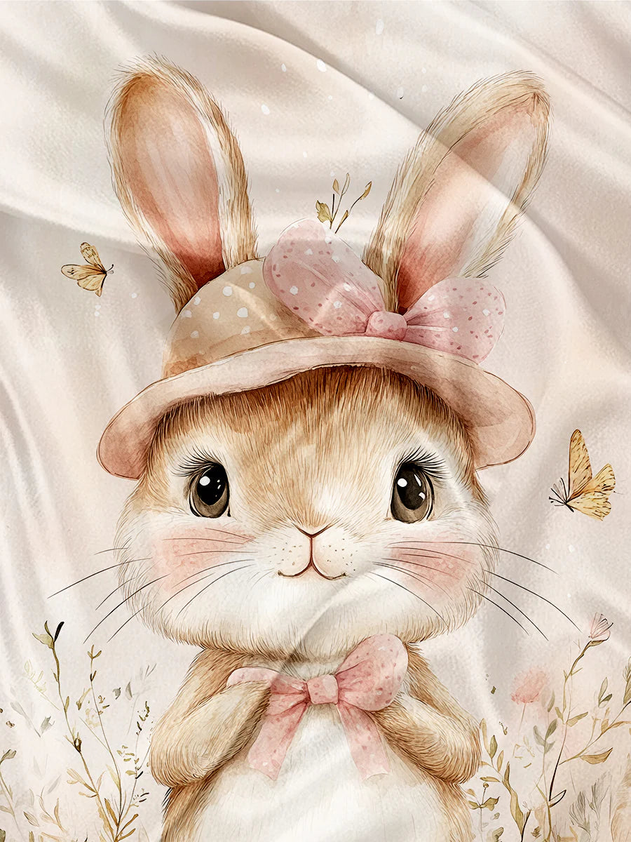 Couverture en minky - Panneau élégante et coquette