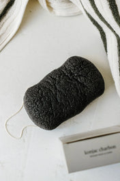 Éponge konjac pour le corps - Charbon