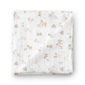 Couverture mousseline de bambou - Ferme champêtre