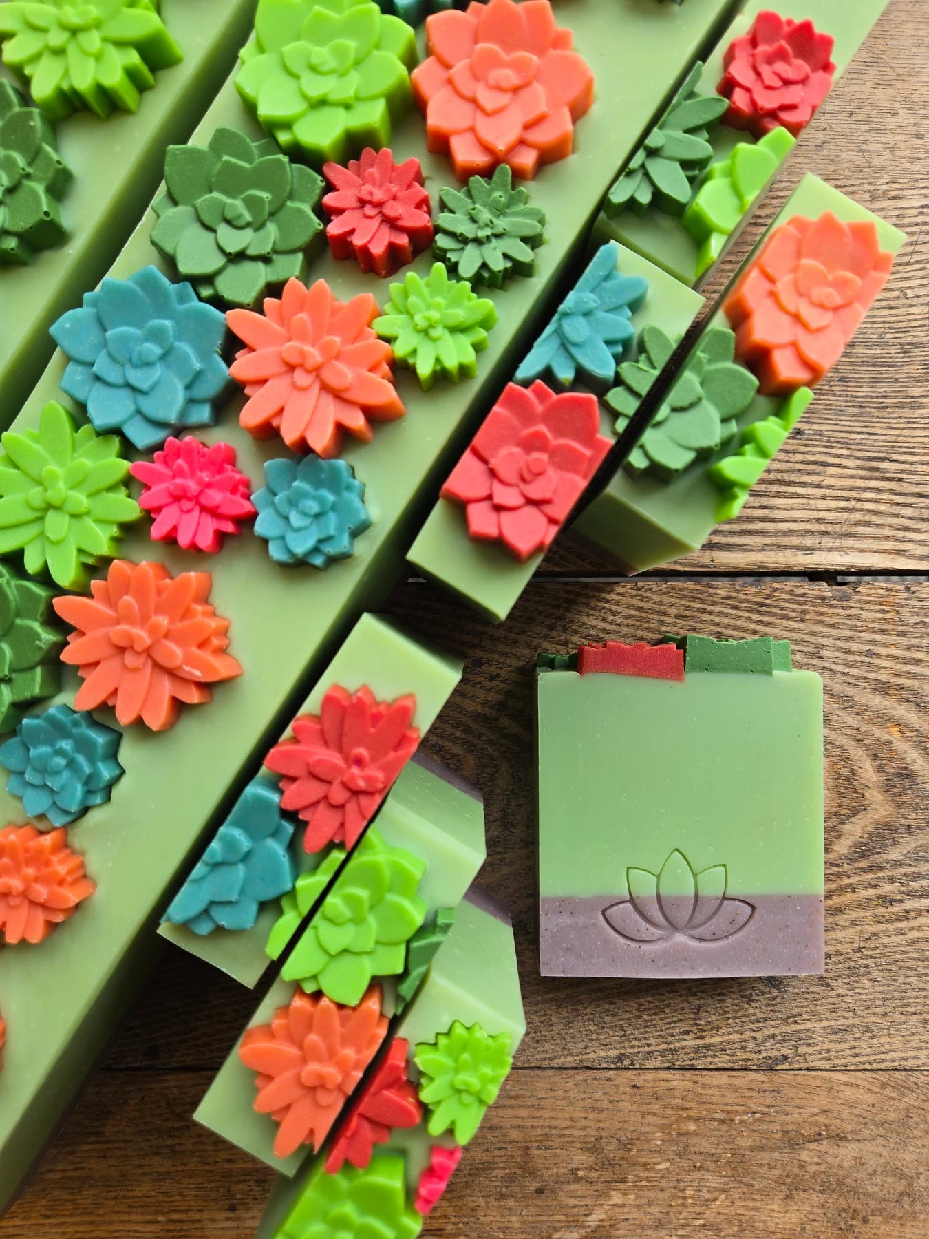 Savon - Fleurs de cactus, savon exfoliant