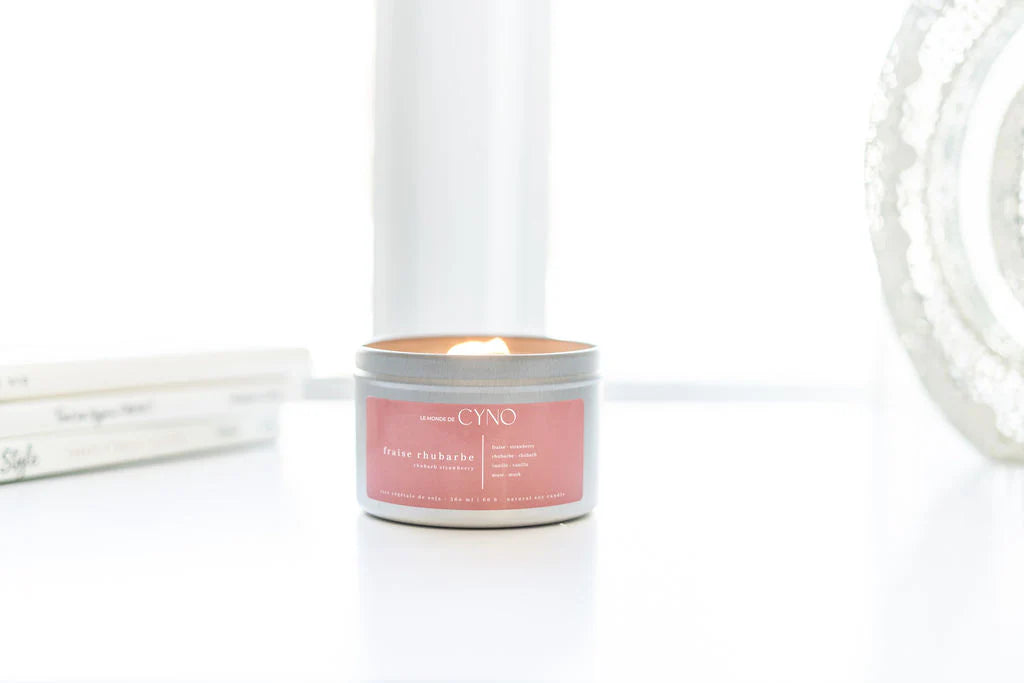 Bougie parfumée – Fraise rhubarbe