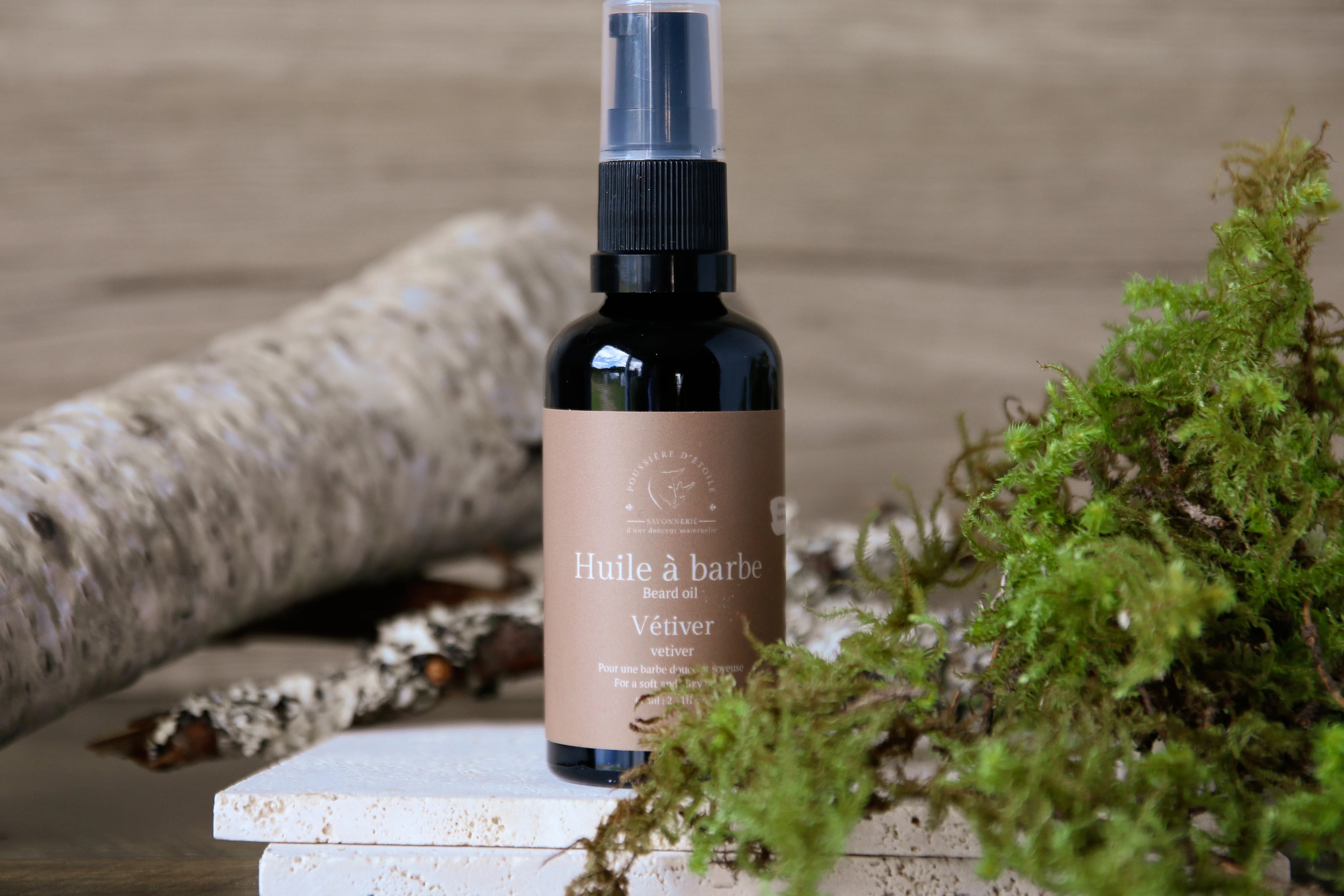 Huile à barbe - Vétiver COUP DE COEUR ASSURÉ
