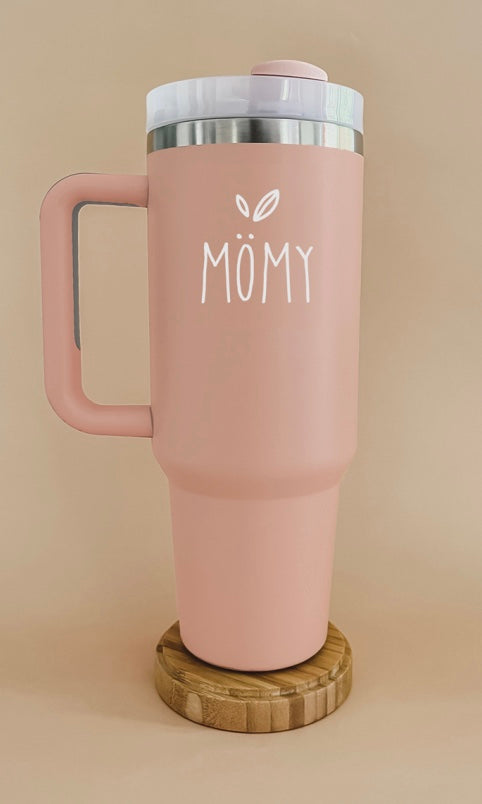 Gobelet thermos 40oz - Vieux rose Mömy