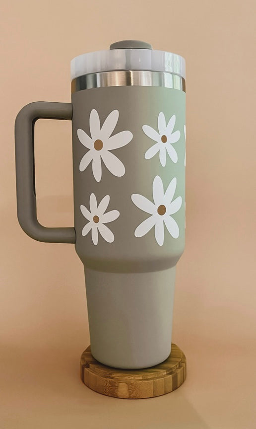 Gobelet thermos 40oz - Sauge marguerites