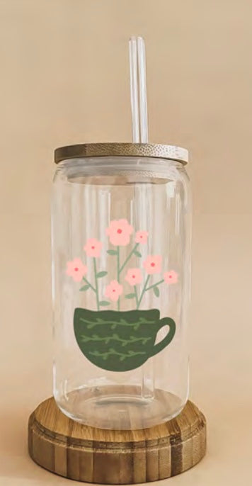 Verre Boho - Tasse de café vert