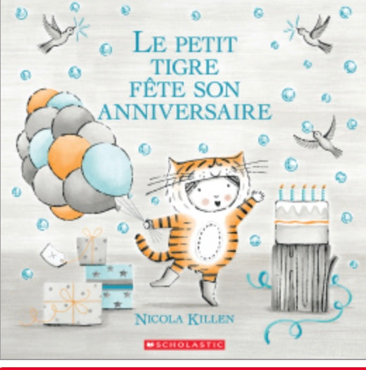 Livre - Le petit tigre fête son anniversaire