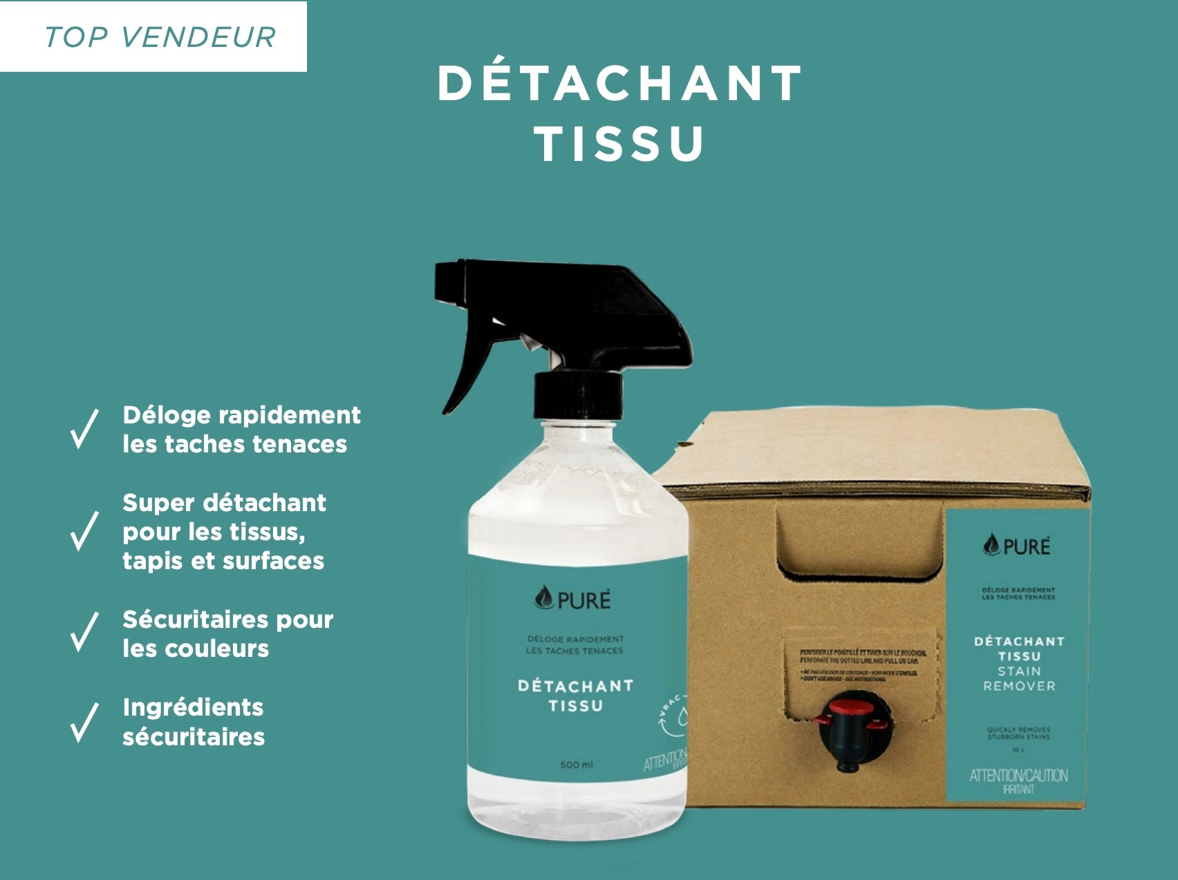 Détachant à tissu