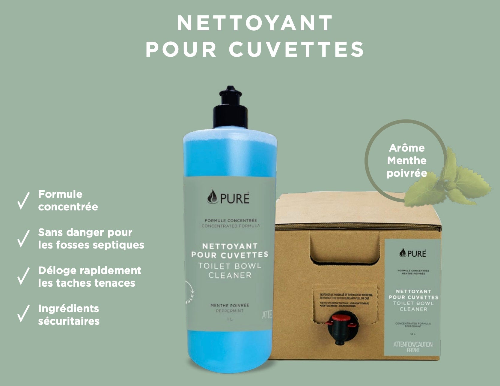 Nettoyant pour cuvettes
