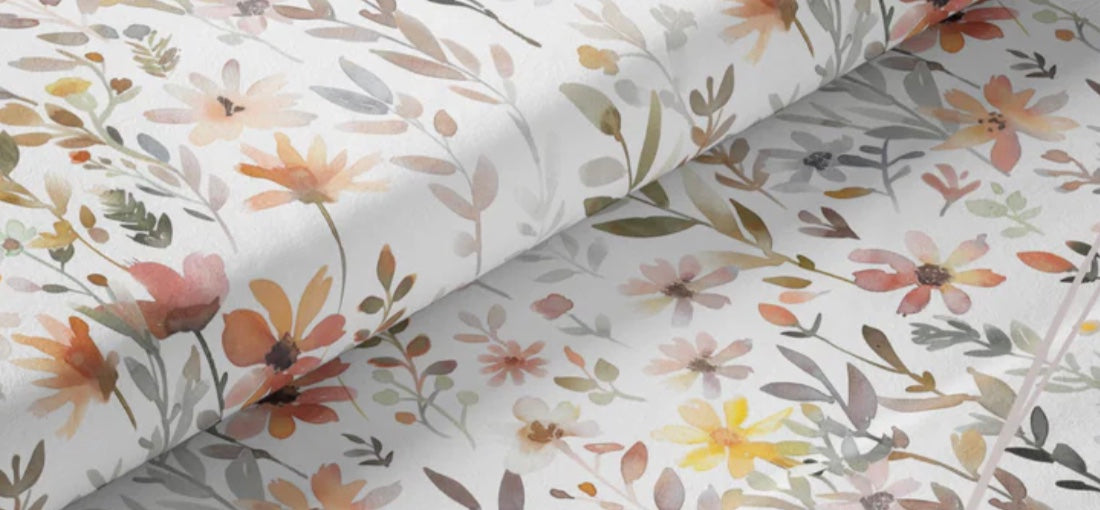 Couverture en minky - Doux printemps en fleurs