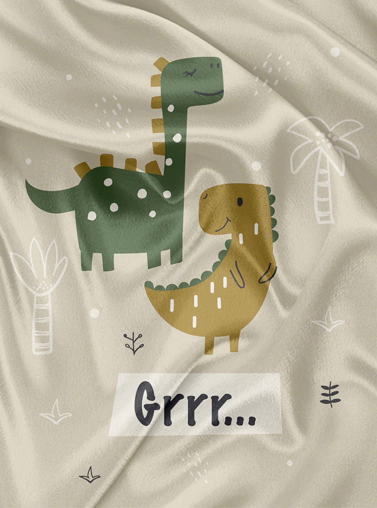 Serviette de plage polyvalente - Dino grrr