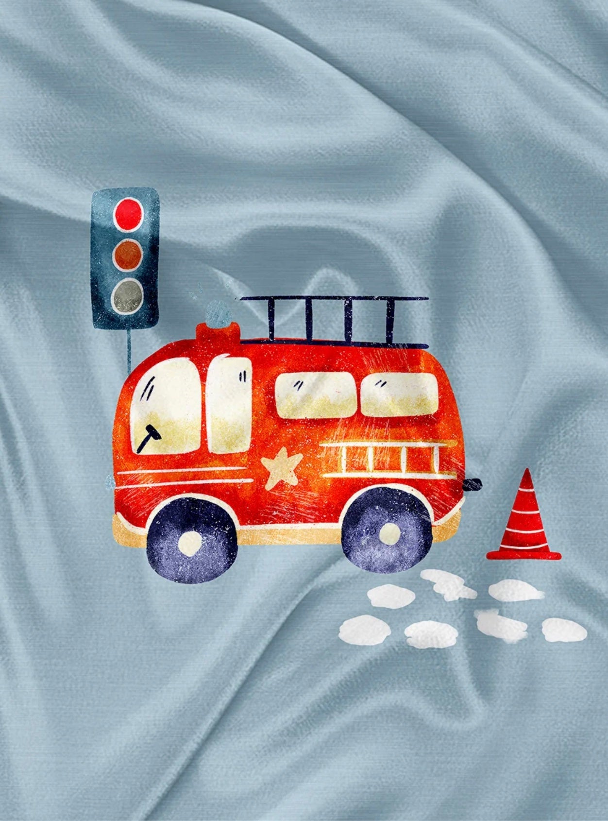 Serviette de plage polyvalente - Véhicule d'urgence Pompier