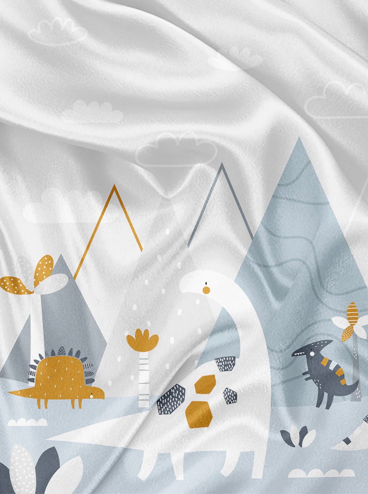 Serviette de plage polyvalente - Dino dans les montagnes