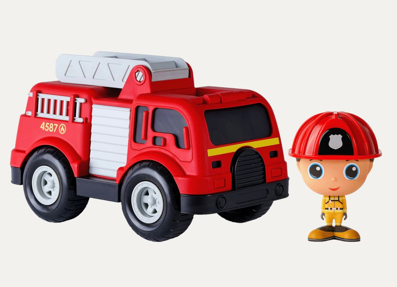Camion de Pompier avec Figurine