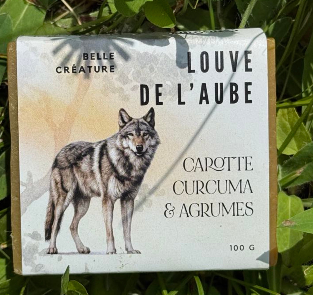 Savon - Louve de l'aube - Savon carotte, curcuma et agrumes