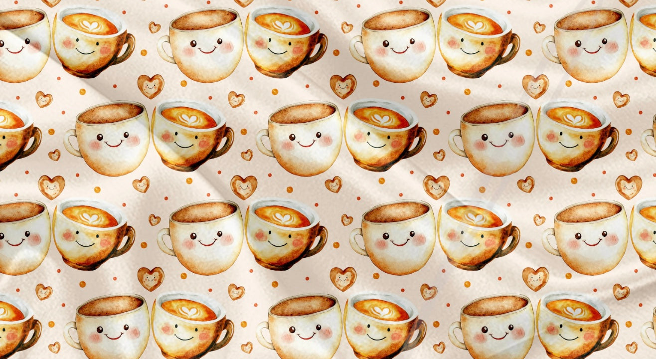 Couverture mousseline de bambou - Kawaii café
