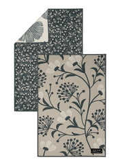 Linges à vaisselle Fleurs de velours (lot de 2)