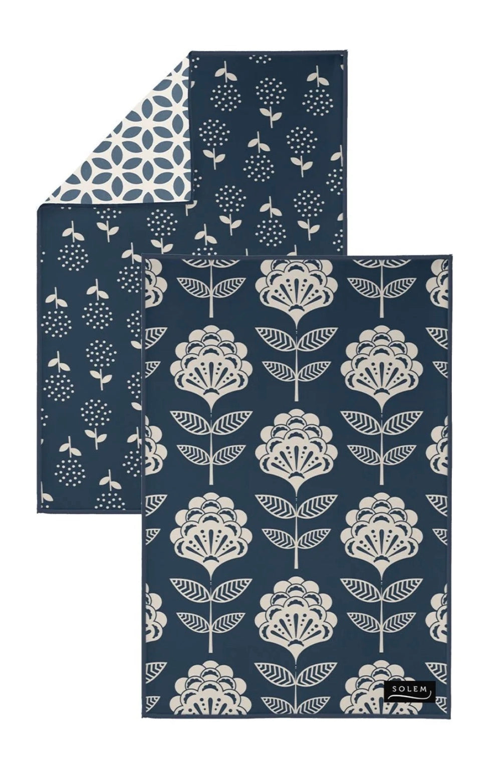 Linges à vaisselle Nature Indigo (lot de 2)