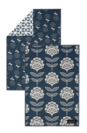 Linges à vaisselle Nature Indigo (lot de 2)