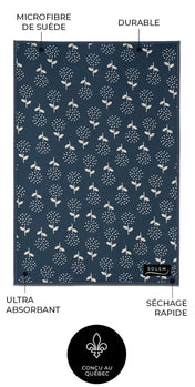 Linges à vaisselle Nature Indigo (lot de 2)