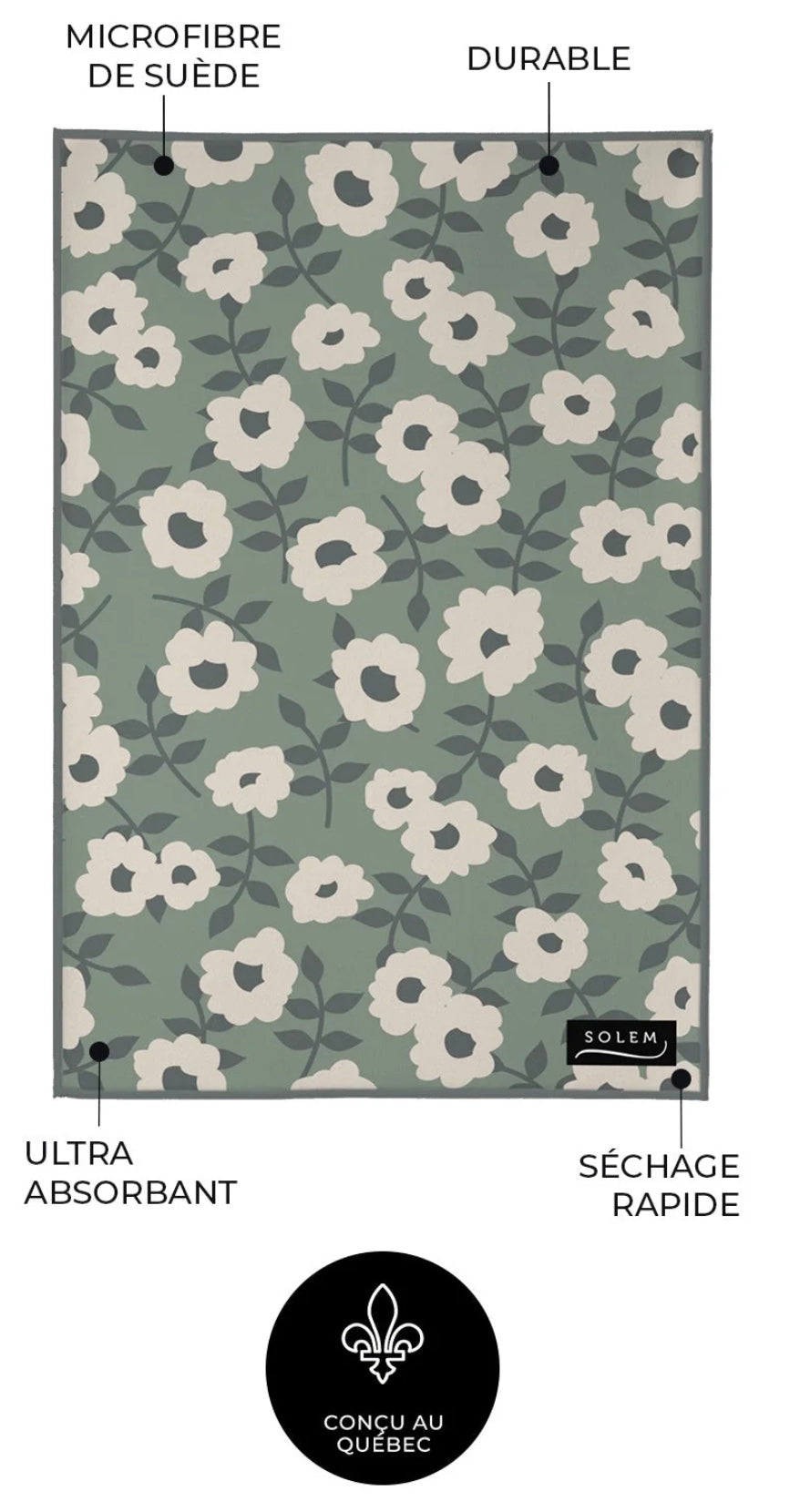 Linges à vaisselle Herbier sauvage (lot de 2)